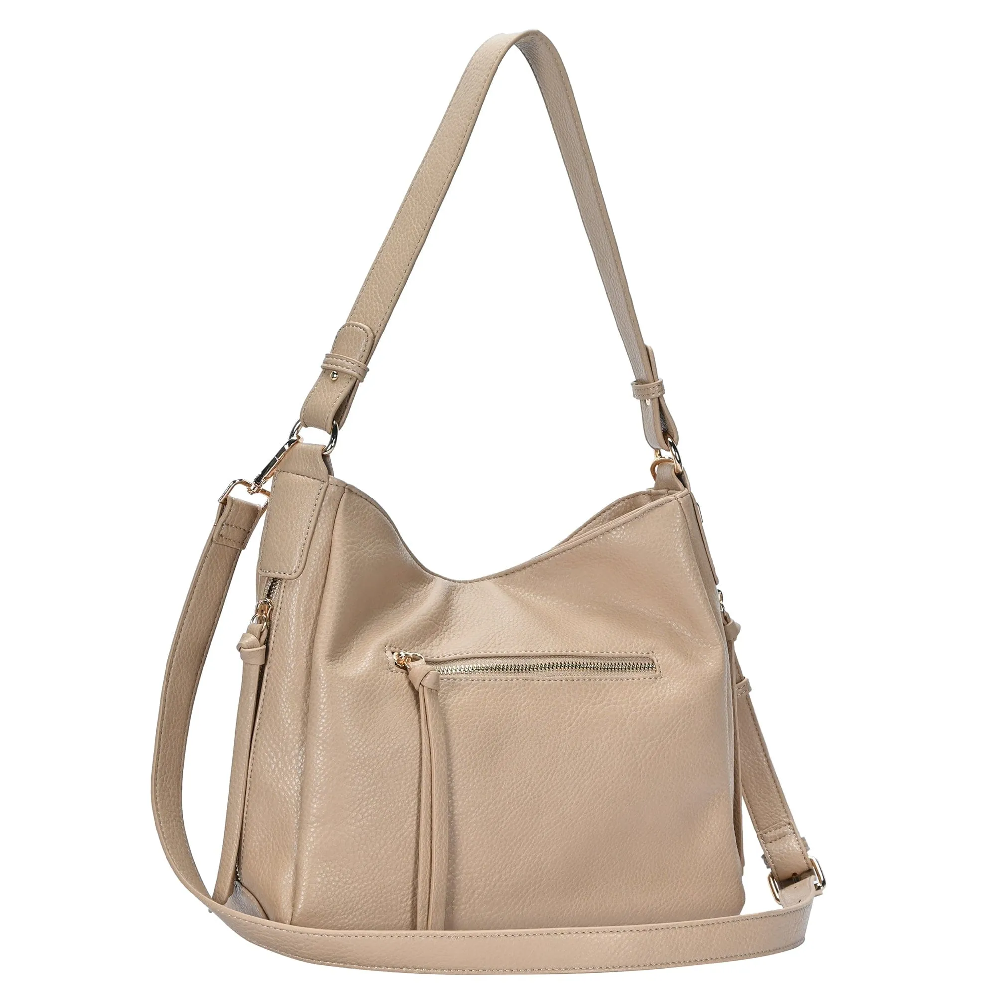 BGA6128 Mina Stud Accent Hobo Bag