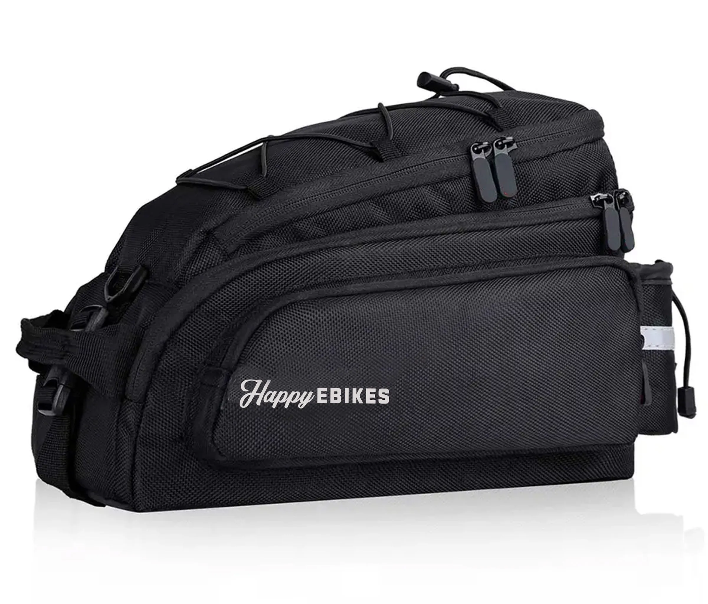 Bike Bag Rear Rack Pannier w/ Waterproof Cover-17L by Happy EBikes