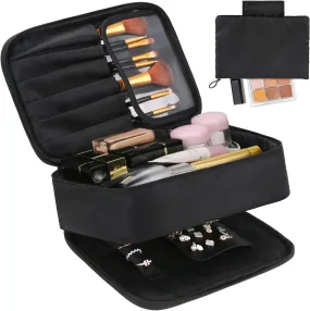 Blushbees® 2-in-1 Makeup and Jewelry Bag - Black