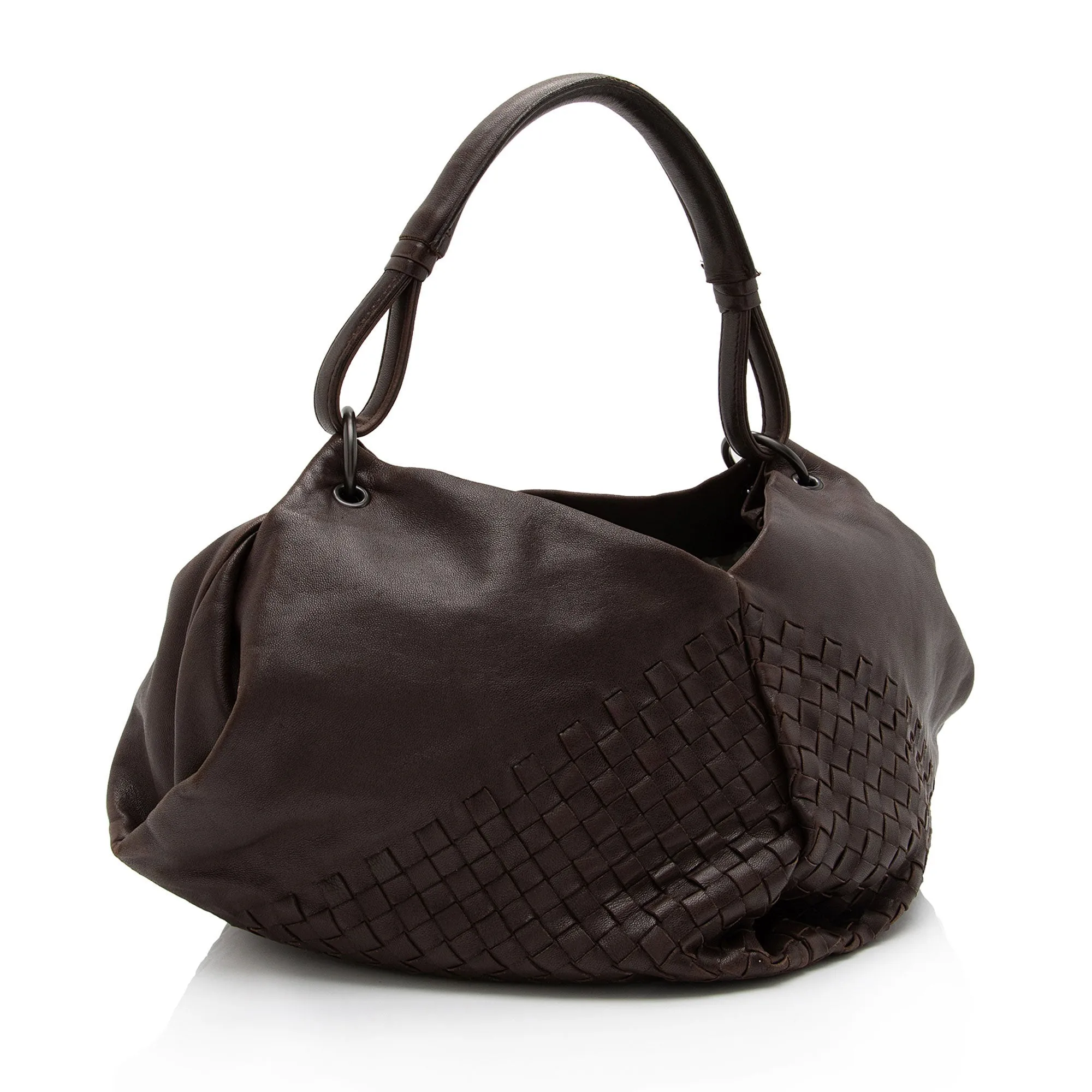 Bottega Veneta Intrecciato Nappa Fortune Cookie Hobo (SHF-imWKPE)