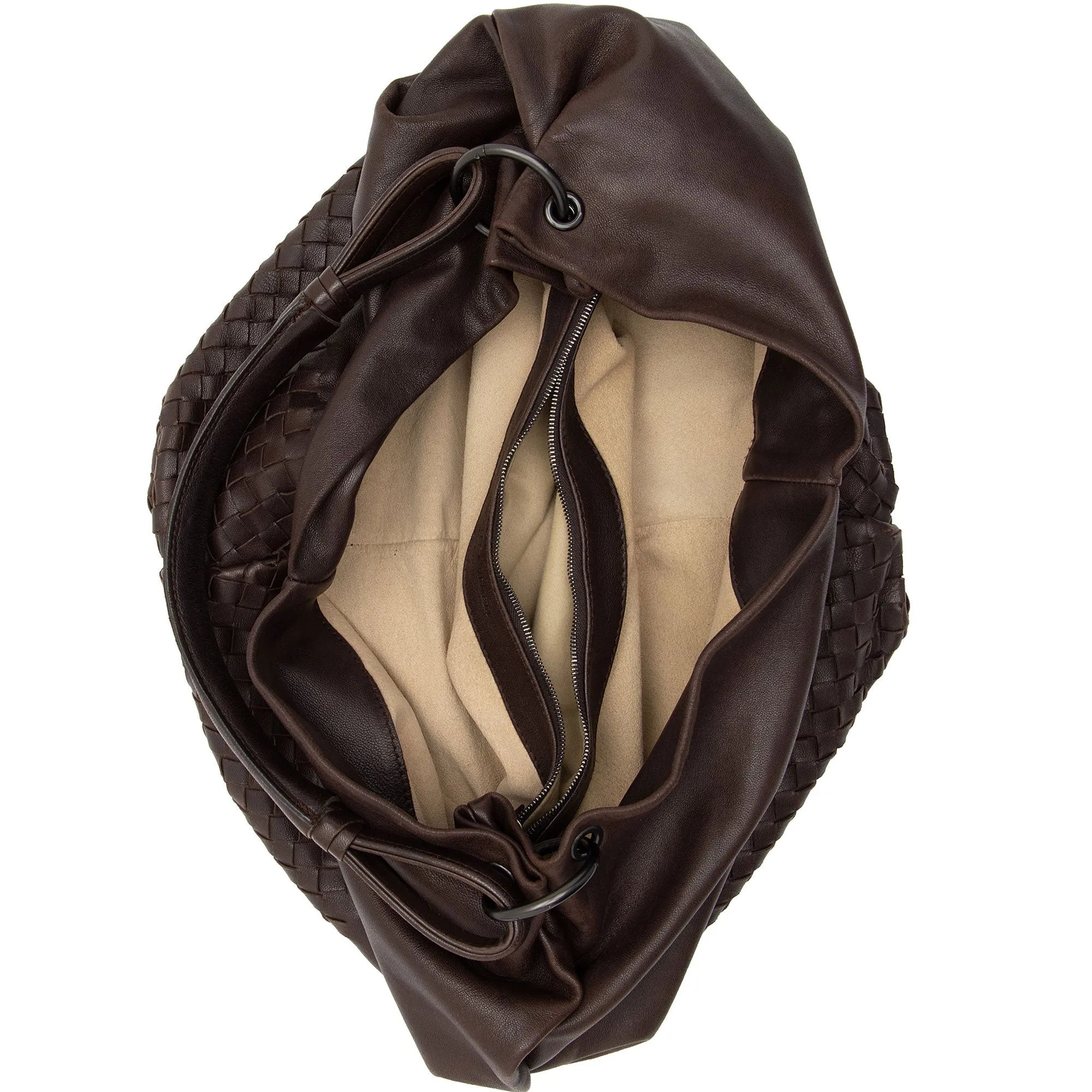 Bottega Veneta Intrecciato Nappa Fortune Cookie Hobo (SHF-imWKPE)