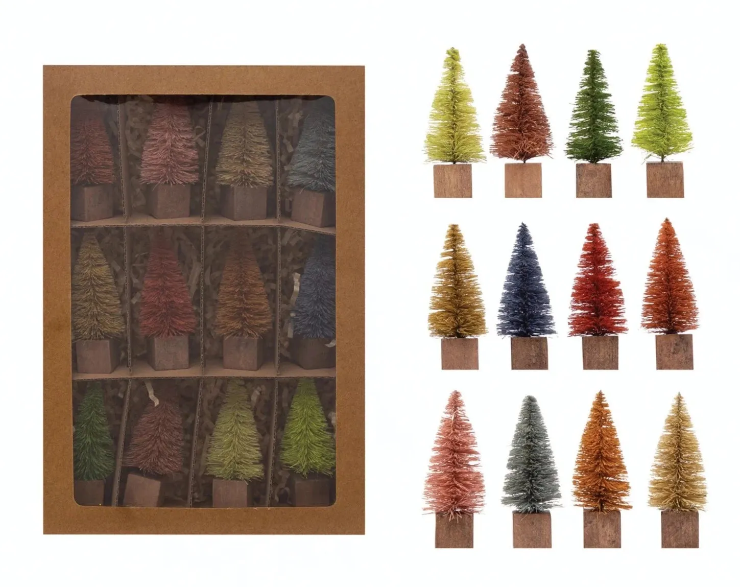 Bottle Brush Tree Set