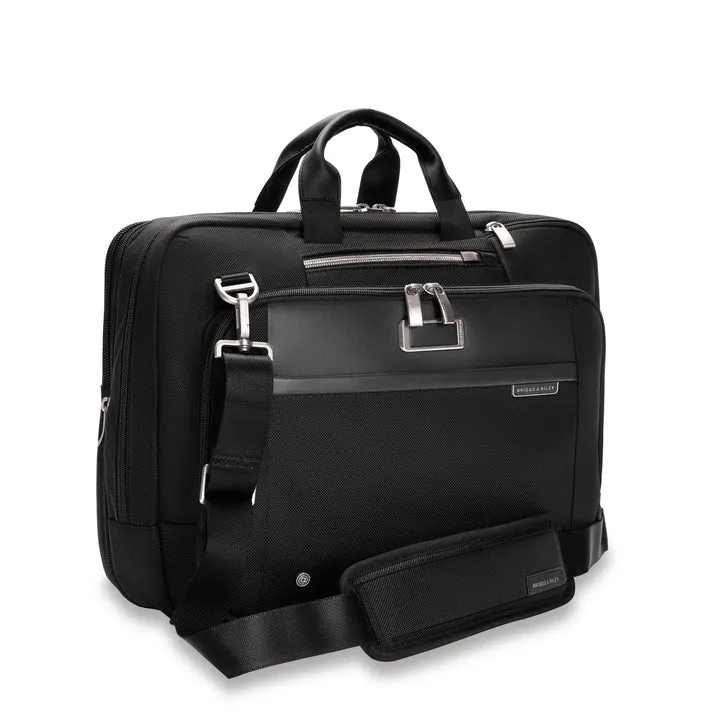 Briggs & Riley NEW @Work Large Expandable Brief KB535X Black