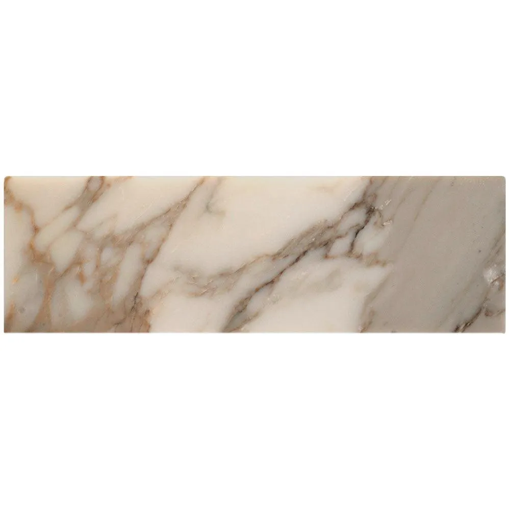 Calacatta Gold Polished Marble Subway Tile 4X12