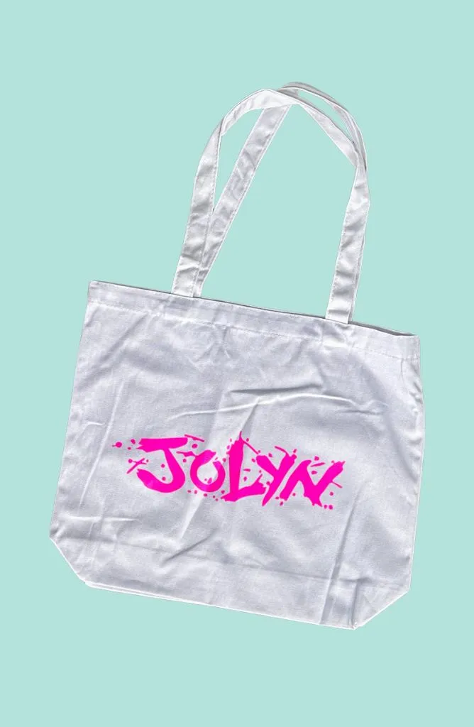 Canvas Tote Bag - Pink Graffiti