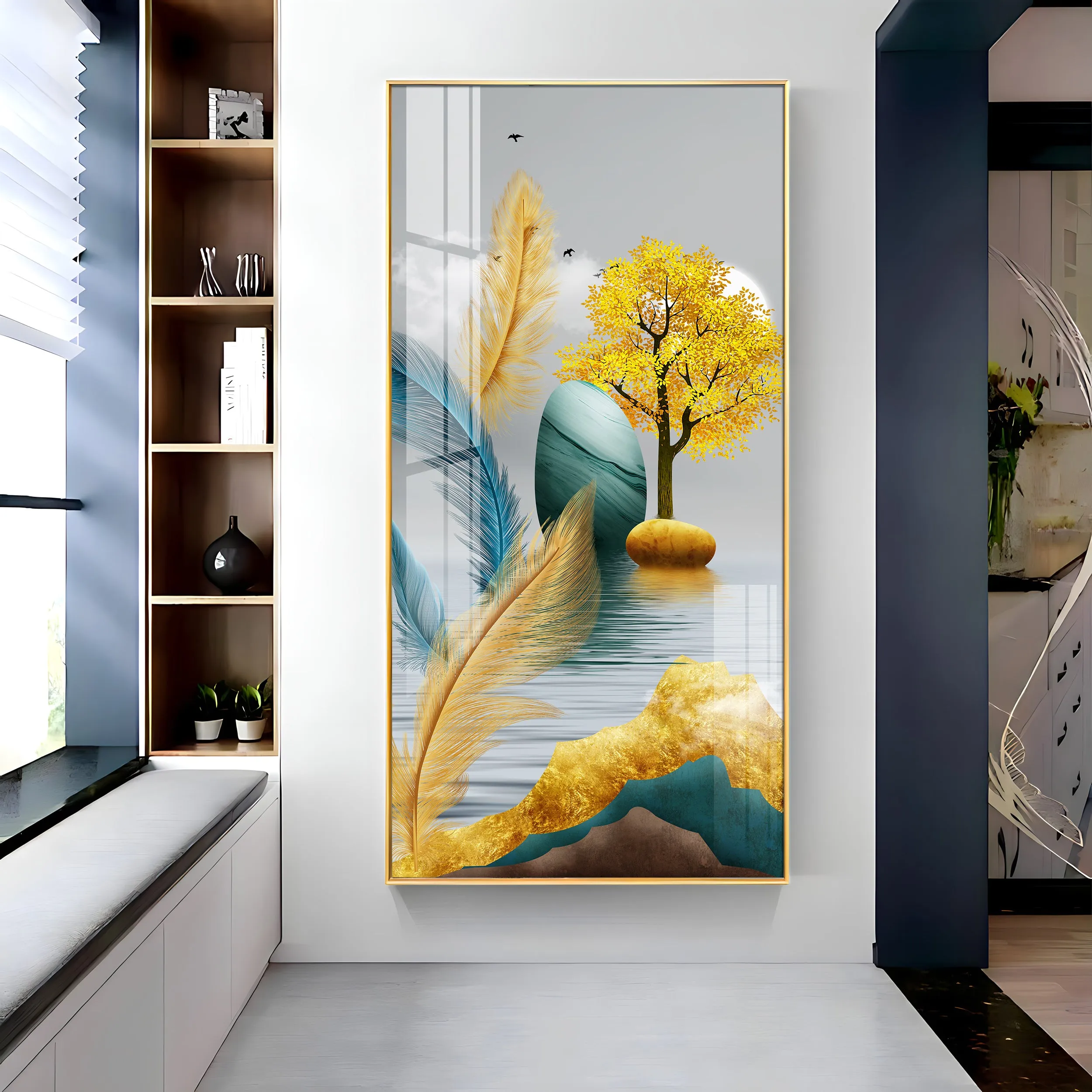 Charming Nature Premium Acrylic Vertical Wall Art