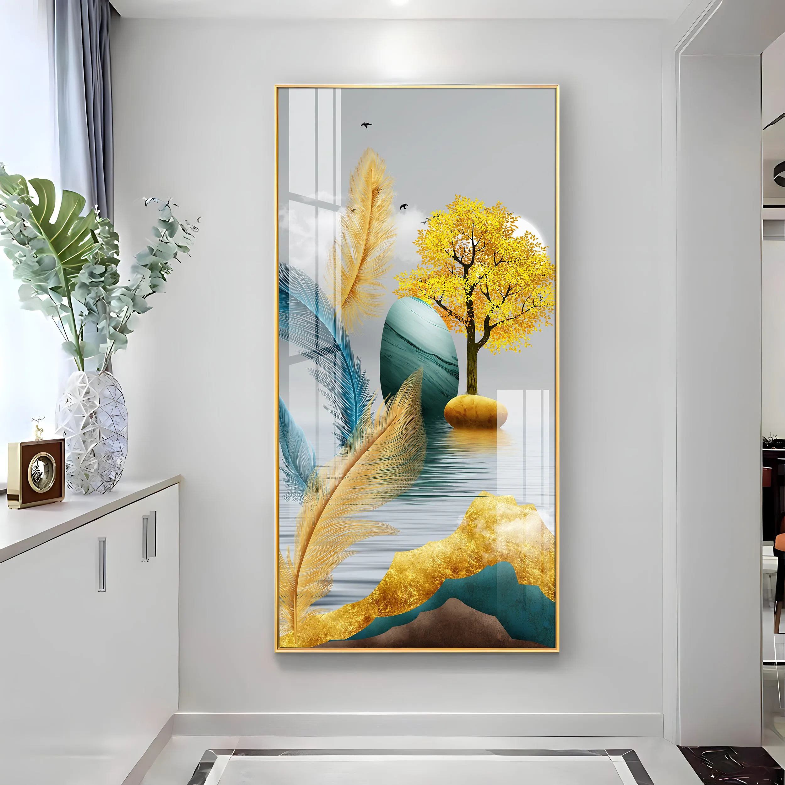 Charming Nature Premium Acrylic Vertical Wall Art