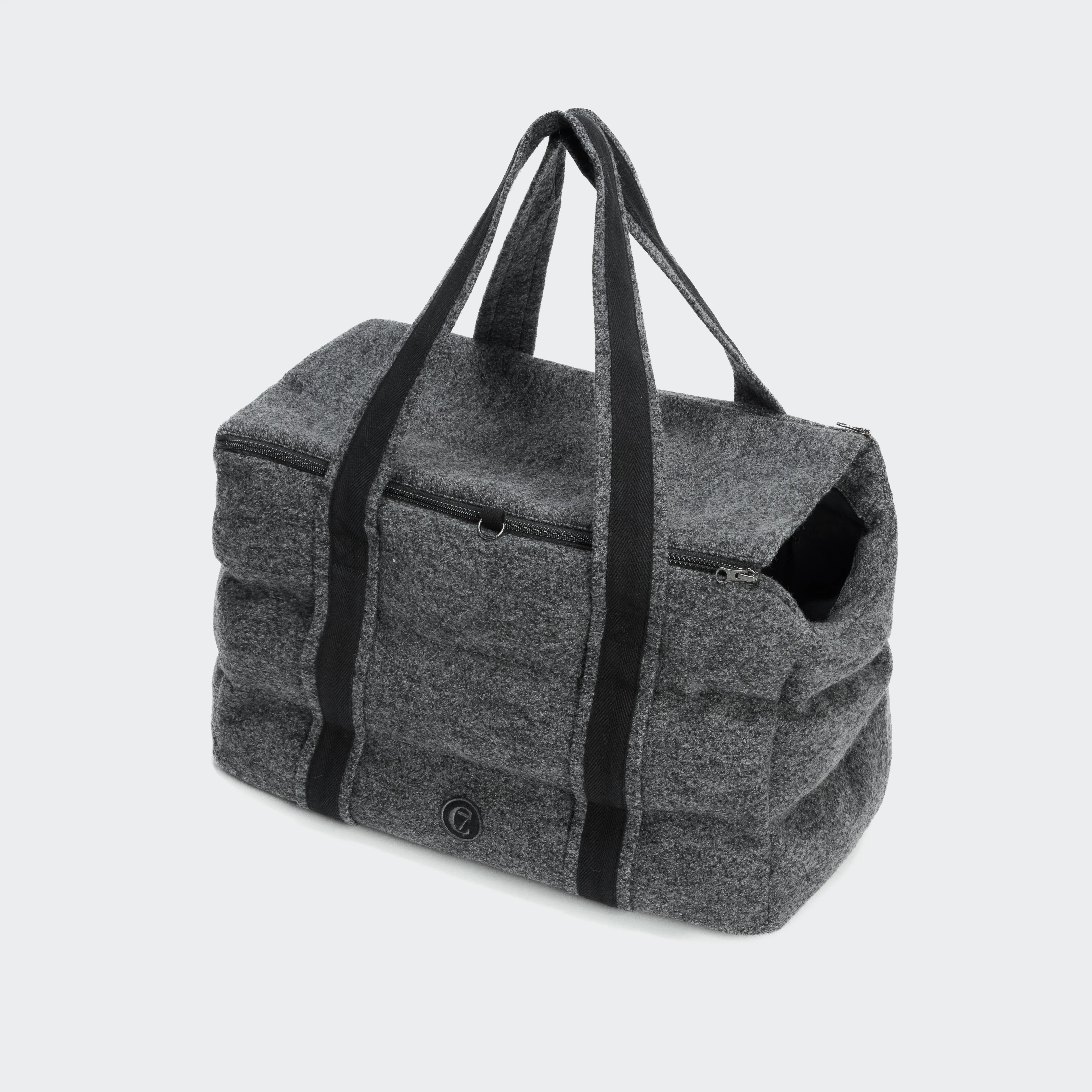 Cloud7 Dog Carrier Bergamo Wool Granite - NOW ON SALE