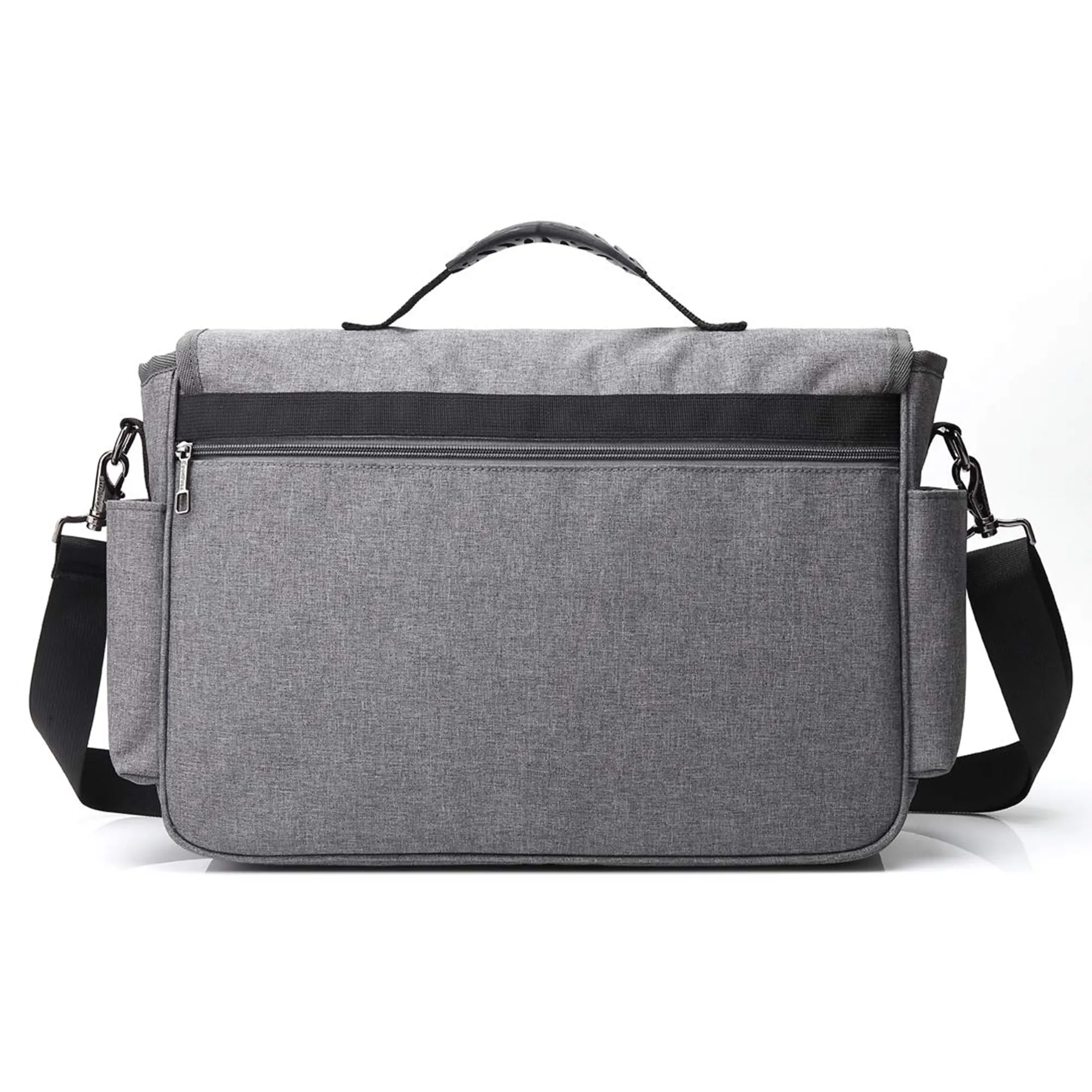 Clownfish Laptop Messenger Bag | Nylon Material | Water Resistant Unisex Laptop Messenger Bag| Office Laptop Messenger | Laptop Bag for Men's & Women's | 15.6 inch | 11 ltr Capacity | Grey |