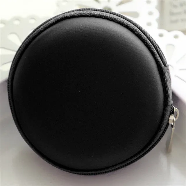 Coin Earphone SD Card USB Flash Disk Storage Bag Zipper Case Portable Carrying Pouch home storage organization organizer bags