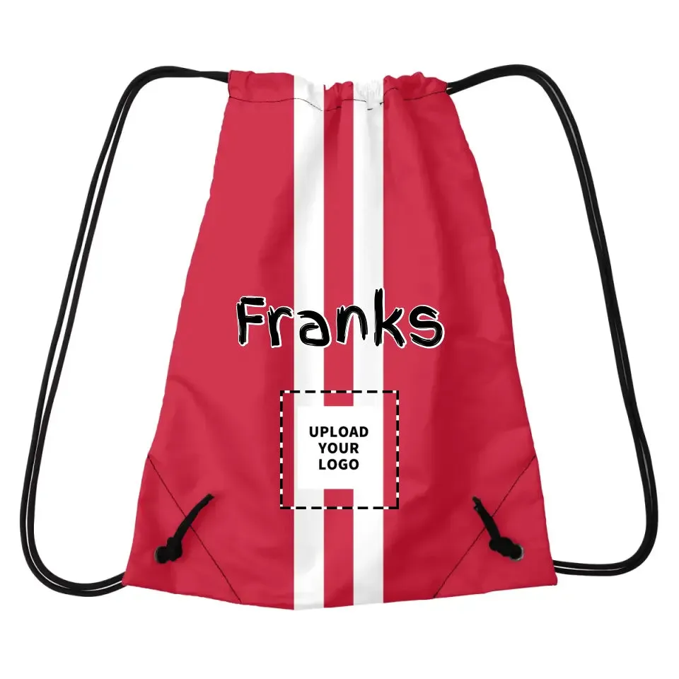 Complimentary gifts for customers, corporate gift ideas Lift Heavy and Rock On Graphic Drawstring Bag, Transfer Printing Oxford drawstring bag, Add your own image and name, YW040-C05200