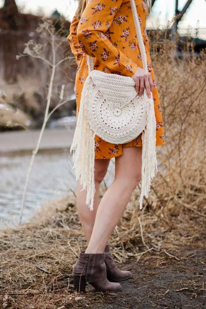 Crochet Kit - Moonrise Boho Bag