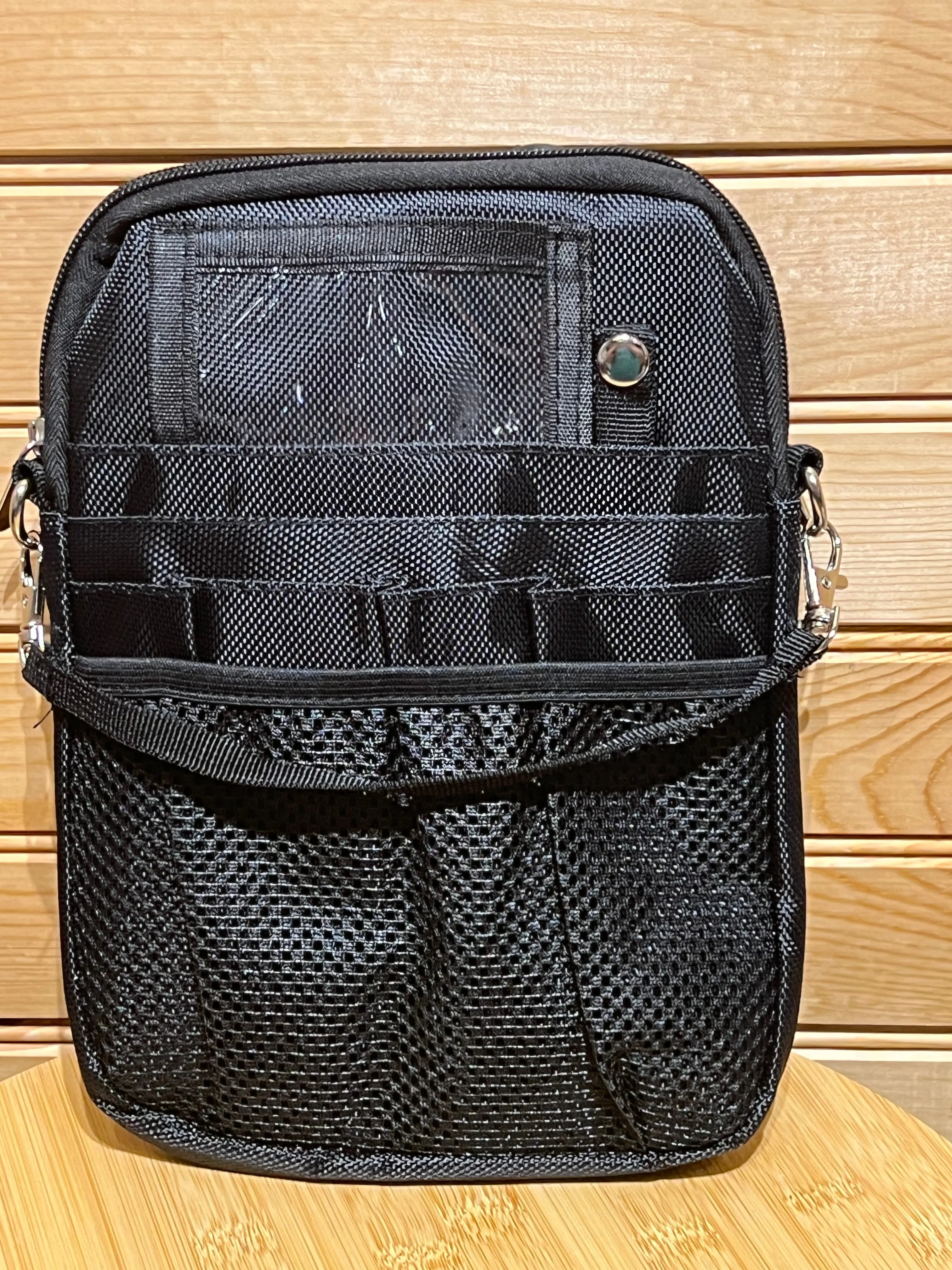 Cross Body Organizer "Portrait"   - Black