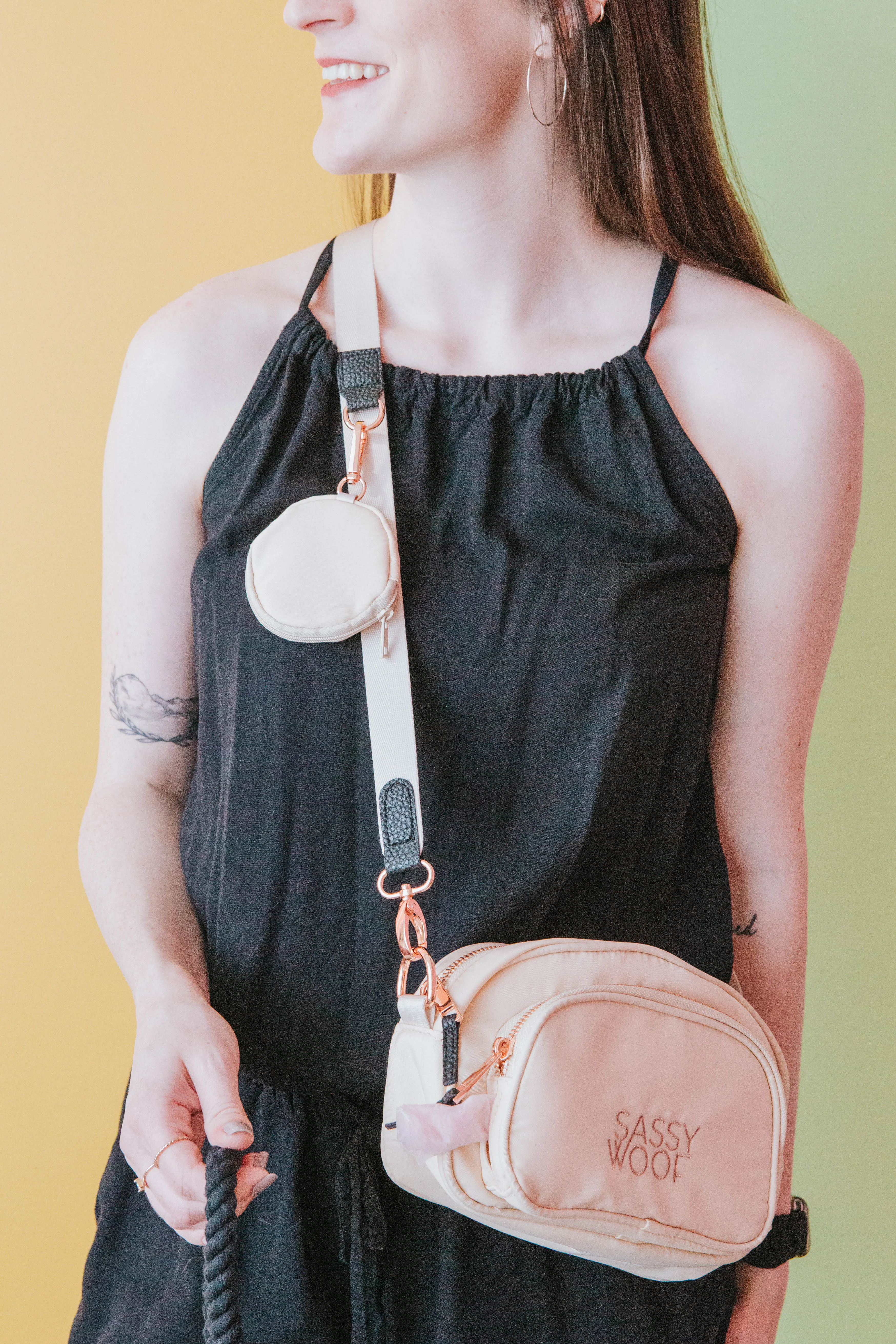 Crossbody Bag - Beige