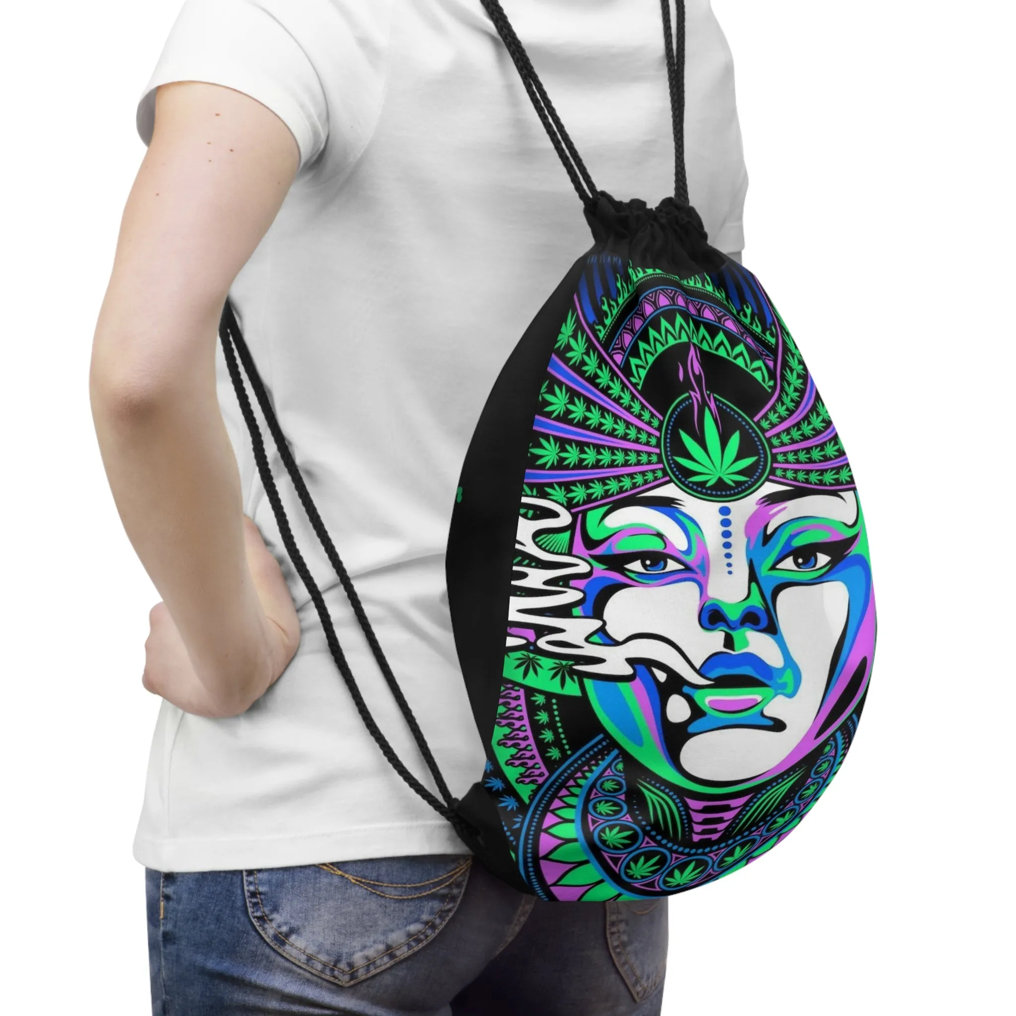 Crowgodshi Designer Psychedelic Gym Bag