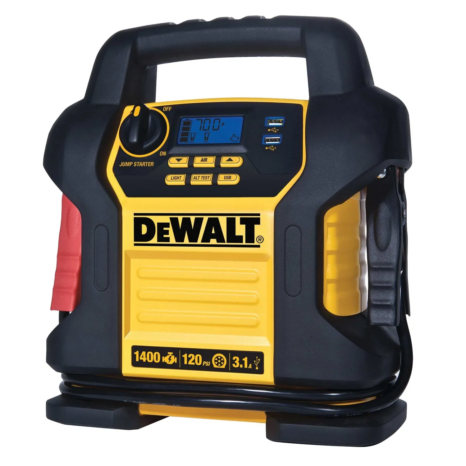 DEWALT DXAEJ14-CA -  1600 Peak Amp Jump Starter with Digital Compressor and USB Power Bank