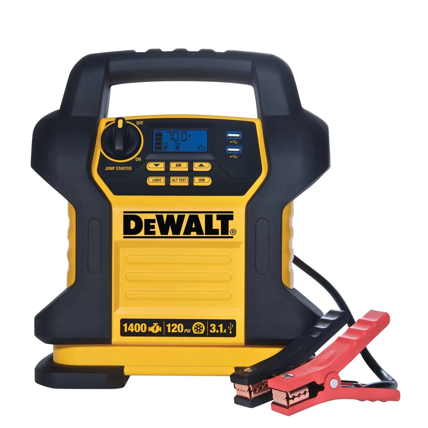 DEWALT DXAEJ14-CA -  1600 Peak Amp Jump Starter with Digital Compressor and USB Power Bank