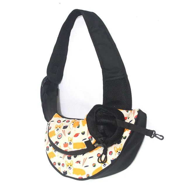 dog sling carrier/dog sling/puppy carrier sling/puppy sling/dog harness carrier/dog papoose