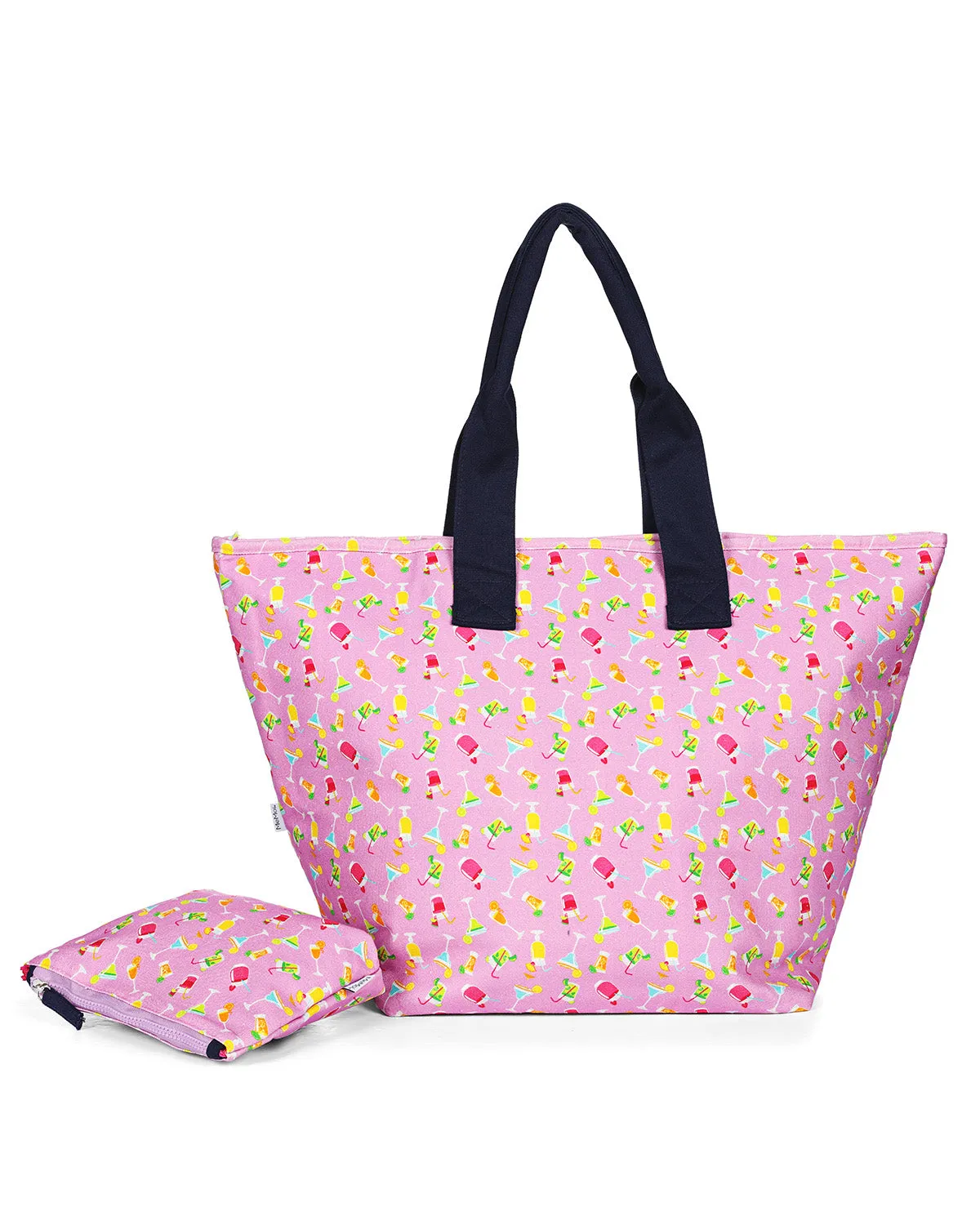 Drinks Makeup and Tote Bag Set