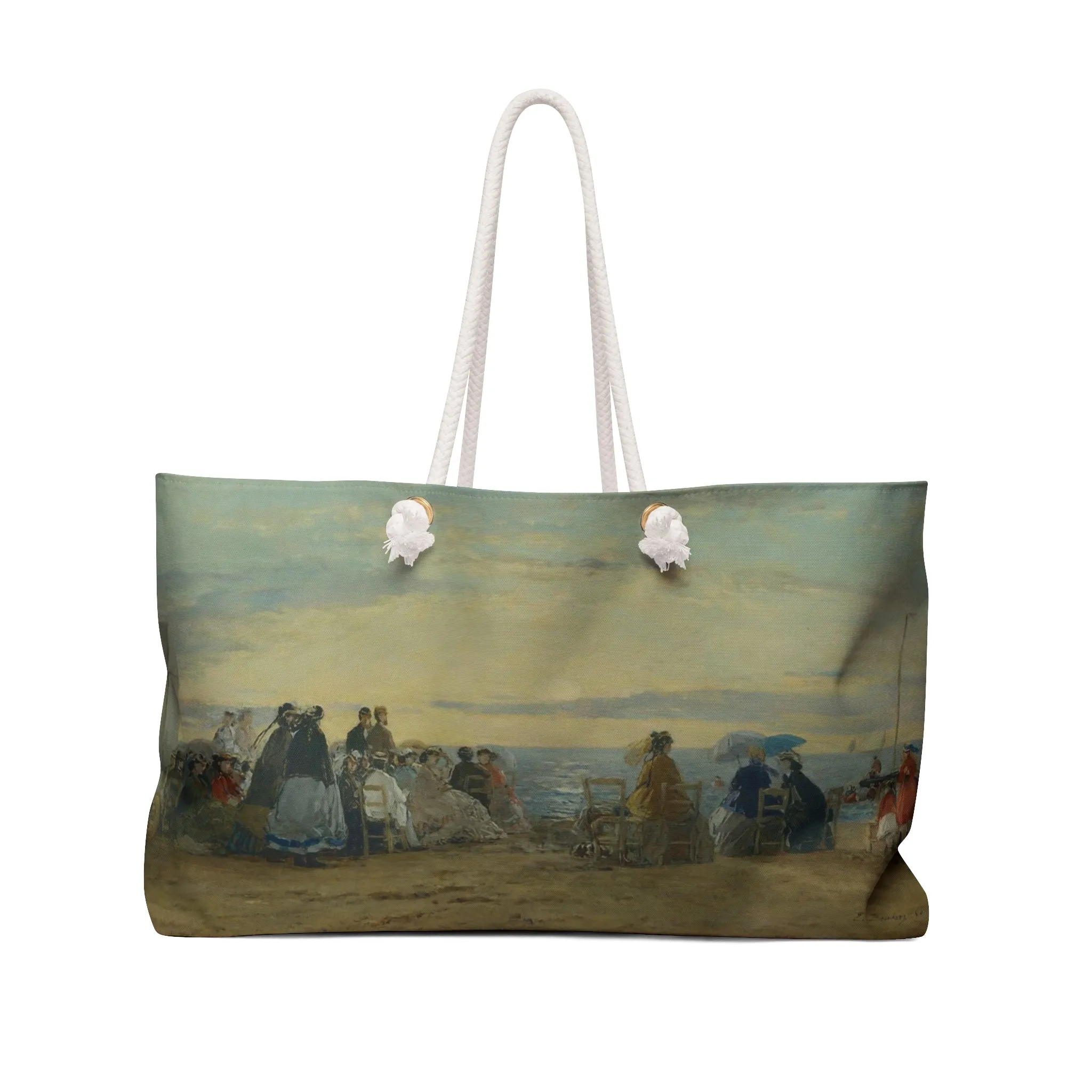 Escape with Eugene Boudin's Sunset Beach Tote