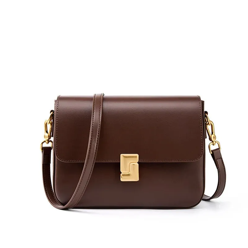 Esteri Genuine Leather Classic Flap Bags