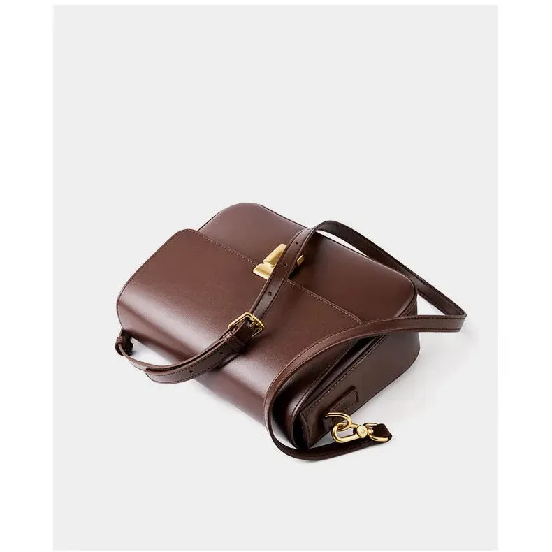 Esteri Genuine Leather Classic Flap Bags