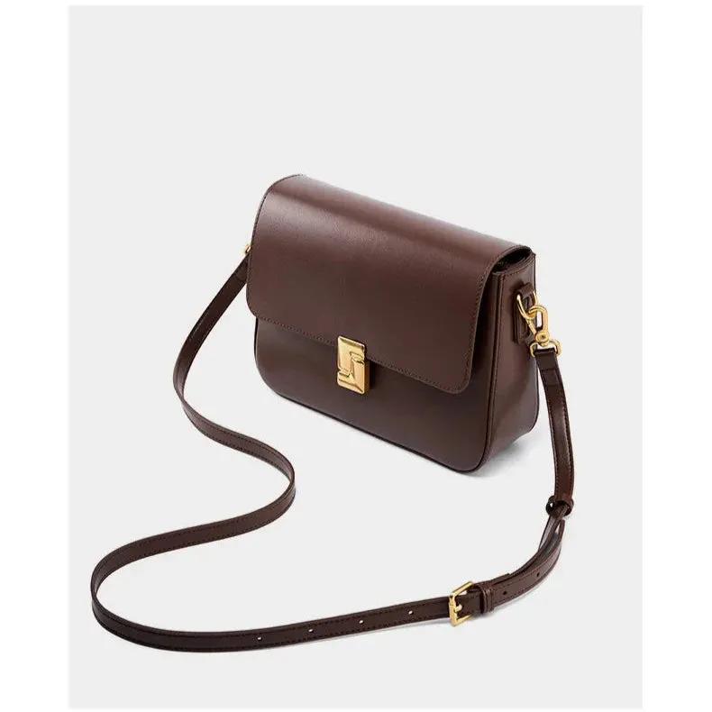 Esteri Genuine Leather Classic Flap Bags