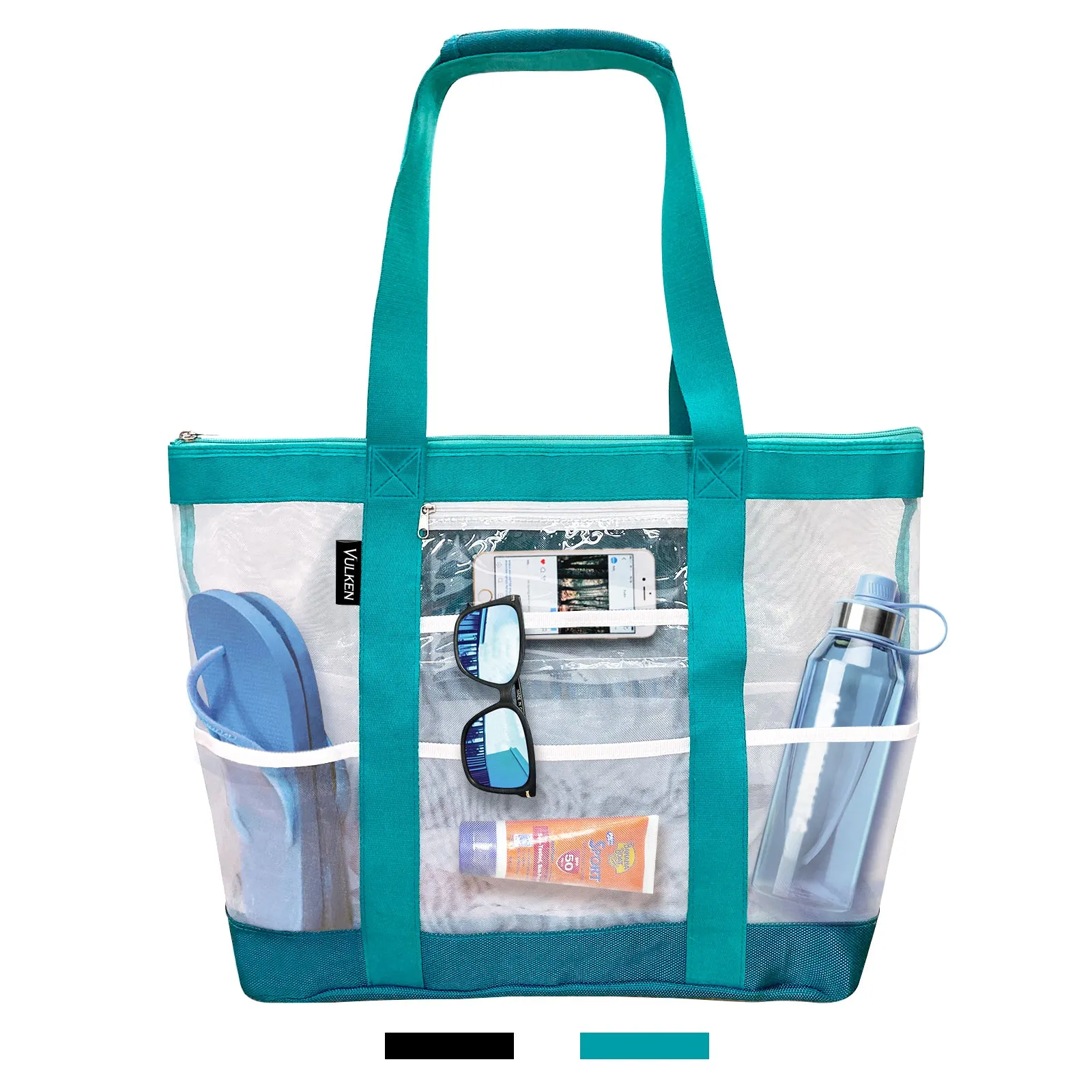 Extra Large Mesh Beach Bag 42L/38L (Teal)