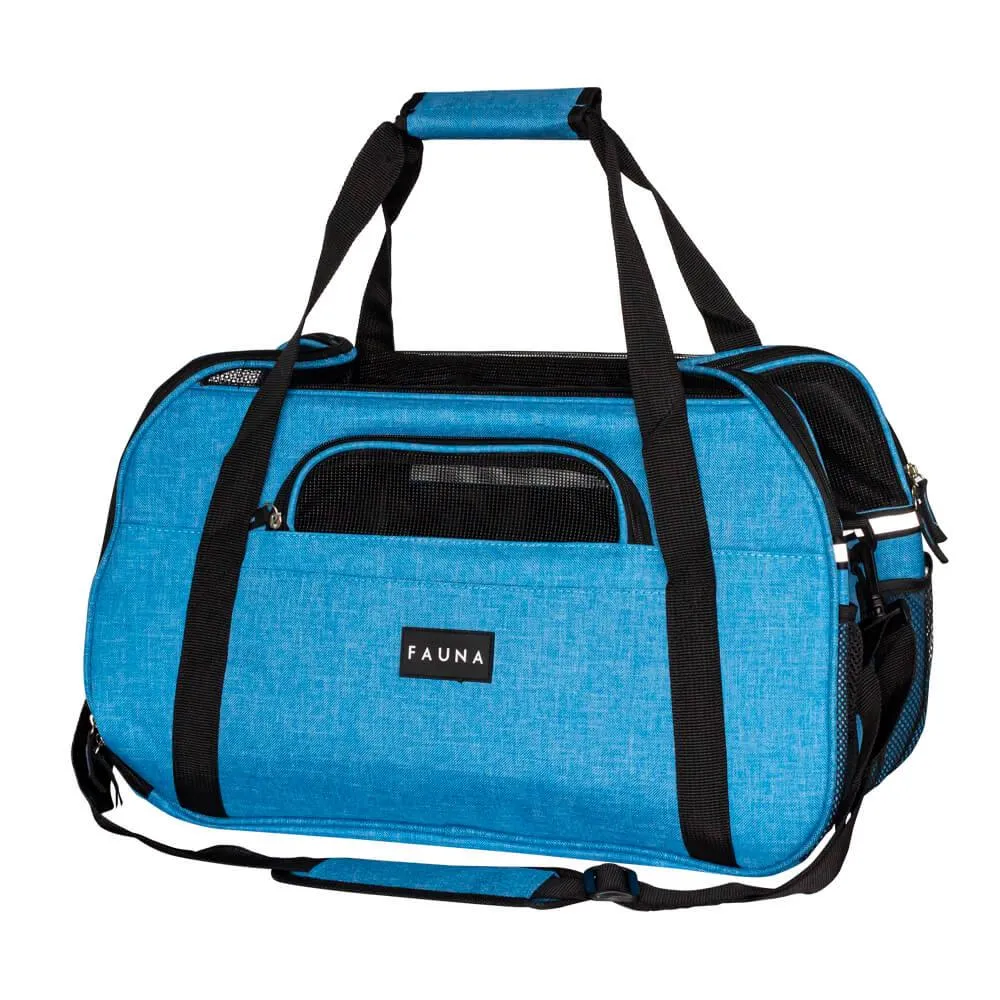 Fauna® Dog Cat Comfort Carrier - Sky Blue