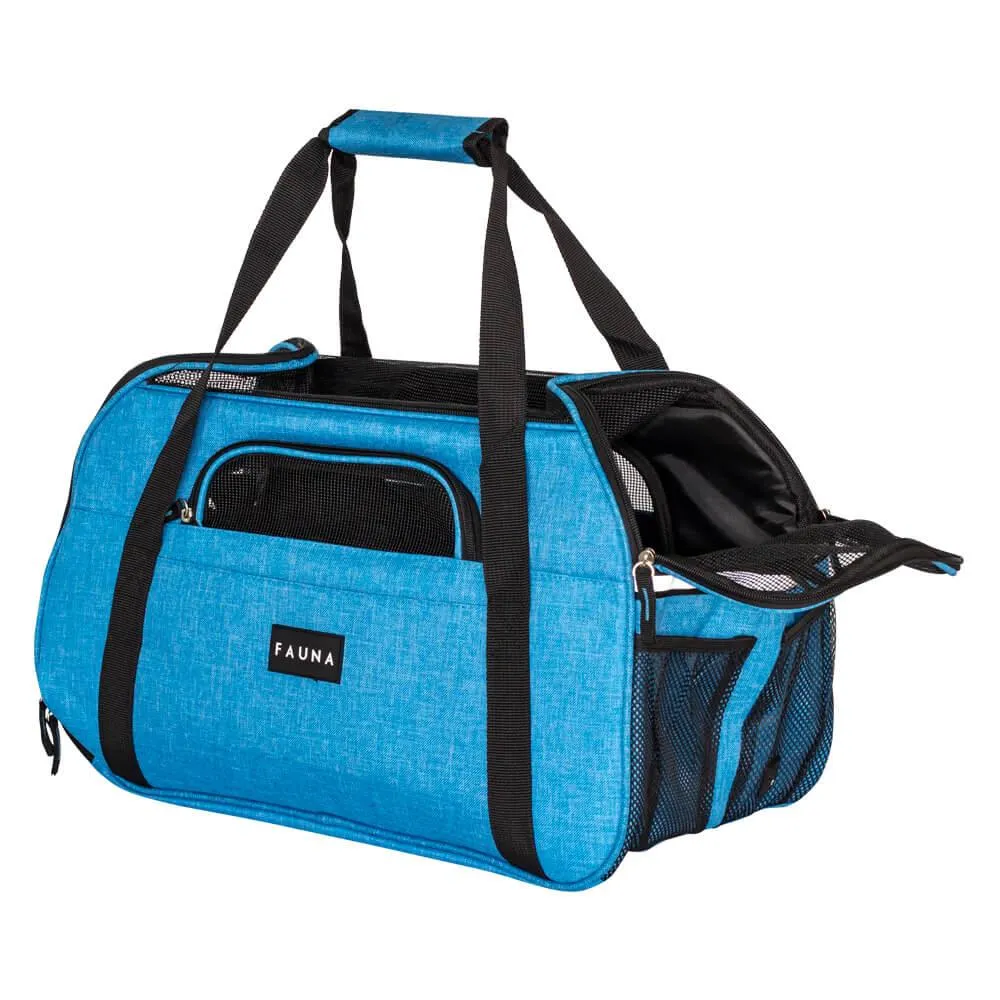 Fauna® Dog Cat Comfort Carrier - Sky Blue