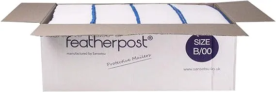 Featherpost Padded Envelopes, White, Size B, 140mm x 225mm (External)