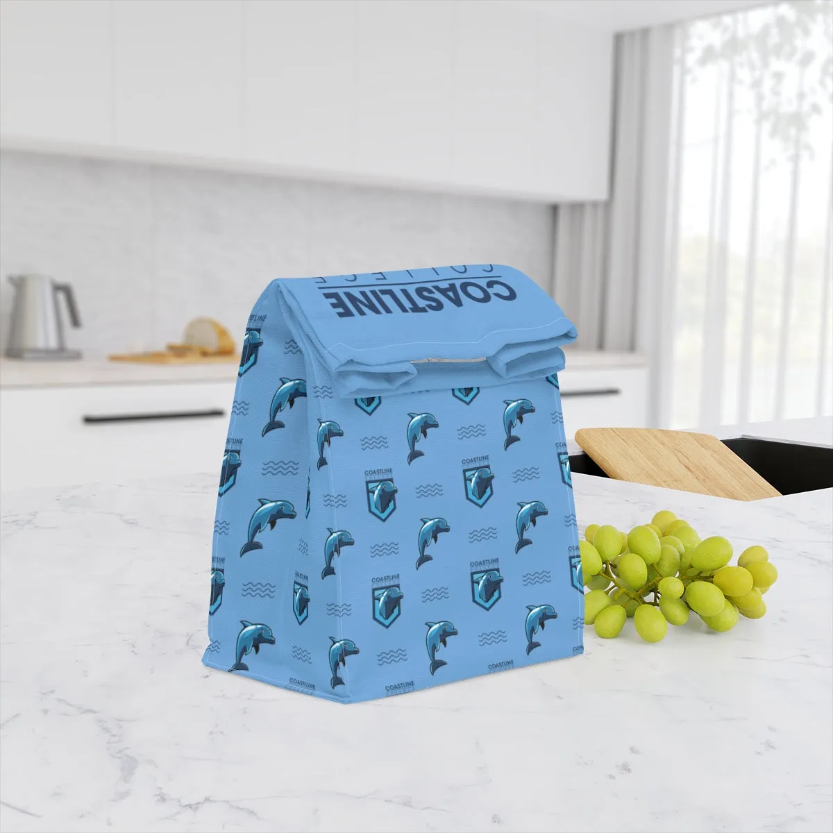 Fin Collection Polyester Lunch Bag - Blue