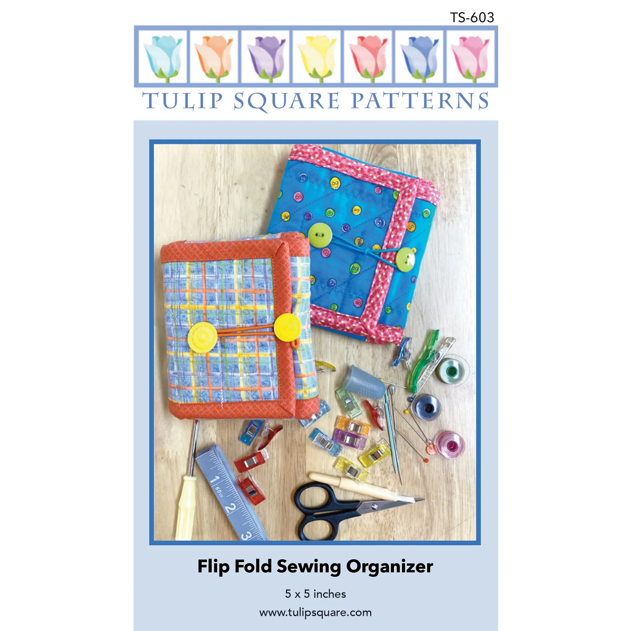 Flip Fold Sewing Caddy Pattern TS-603 - Paper Pattern