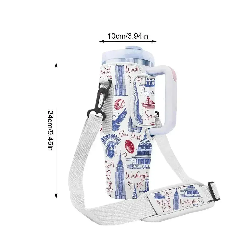 Floral Stanley Cup Carrier Bag (For 30 oz & 40 oz)