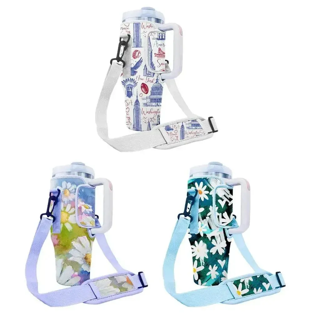 Floral Stanley Cup Carrier Bag (For 30 oz & 40 oz)