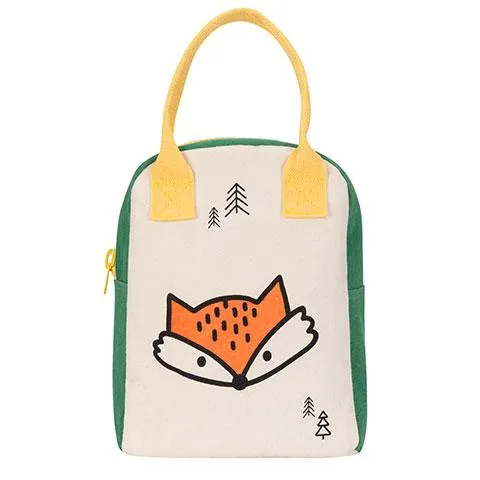 Fox Zippered Lunch Bag