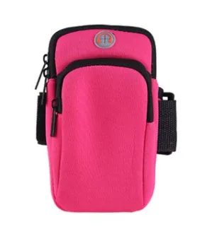 Fresh Accessories Waterproof Sports Arm Band -  Hot Pink