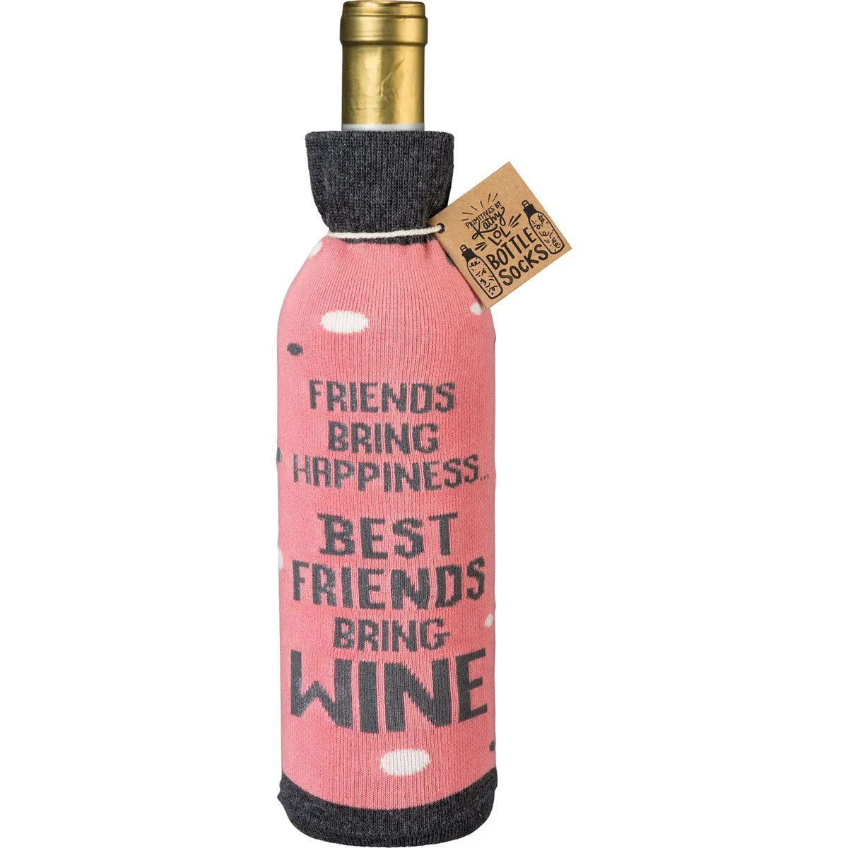 Friends Bring Happiness Bottle Sock