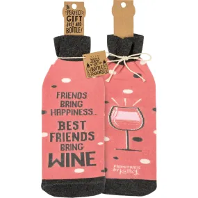 Friends Bring Happiness Bottle Sock