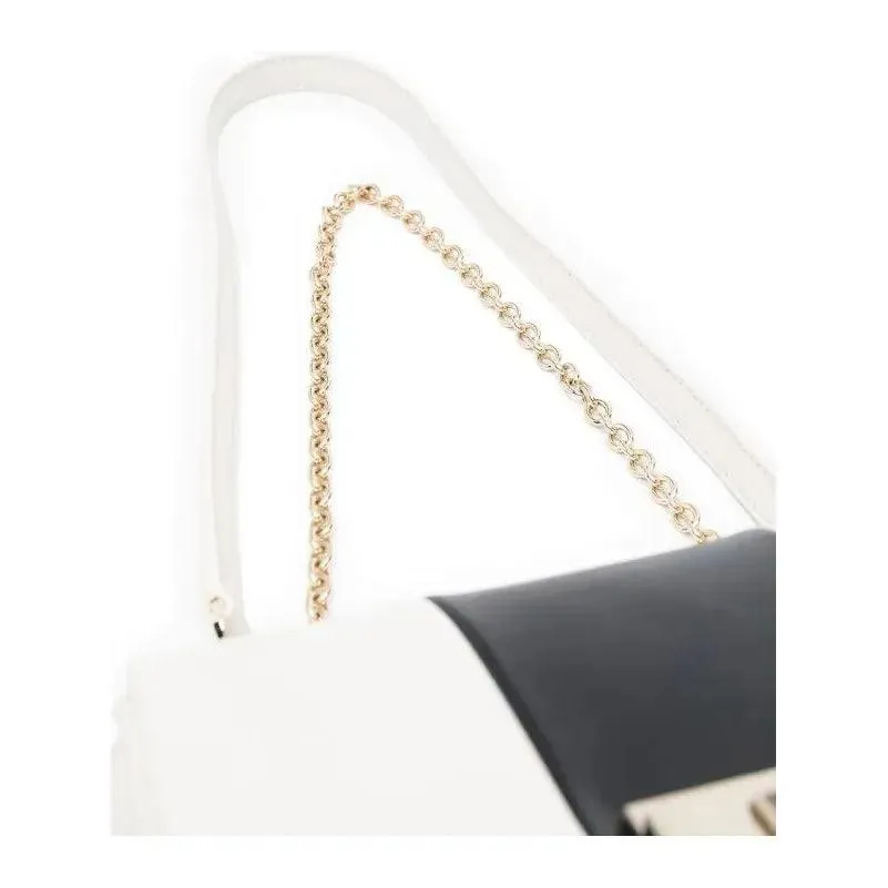 Furla Lulu Mini Crossbody - Black, White and Gold