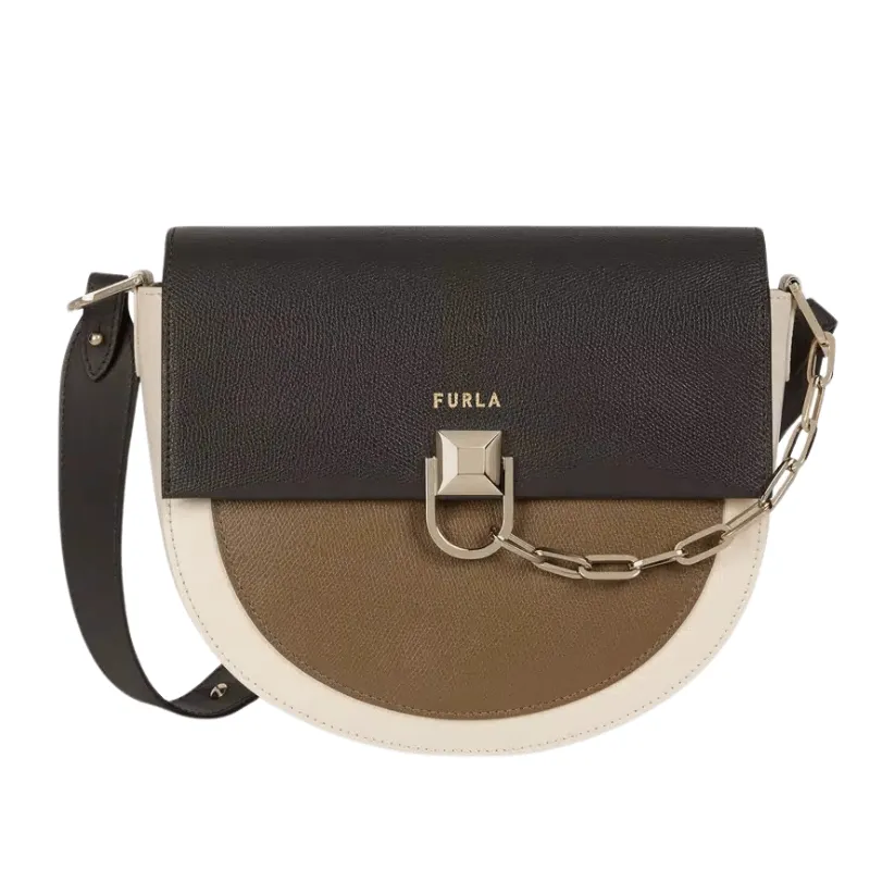 Furla Miss Mimi Mini Small Crossbody Bag - Vitello Asfalto