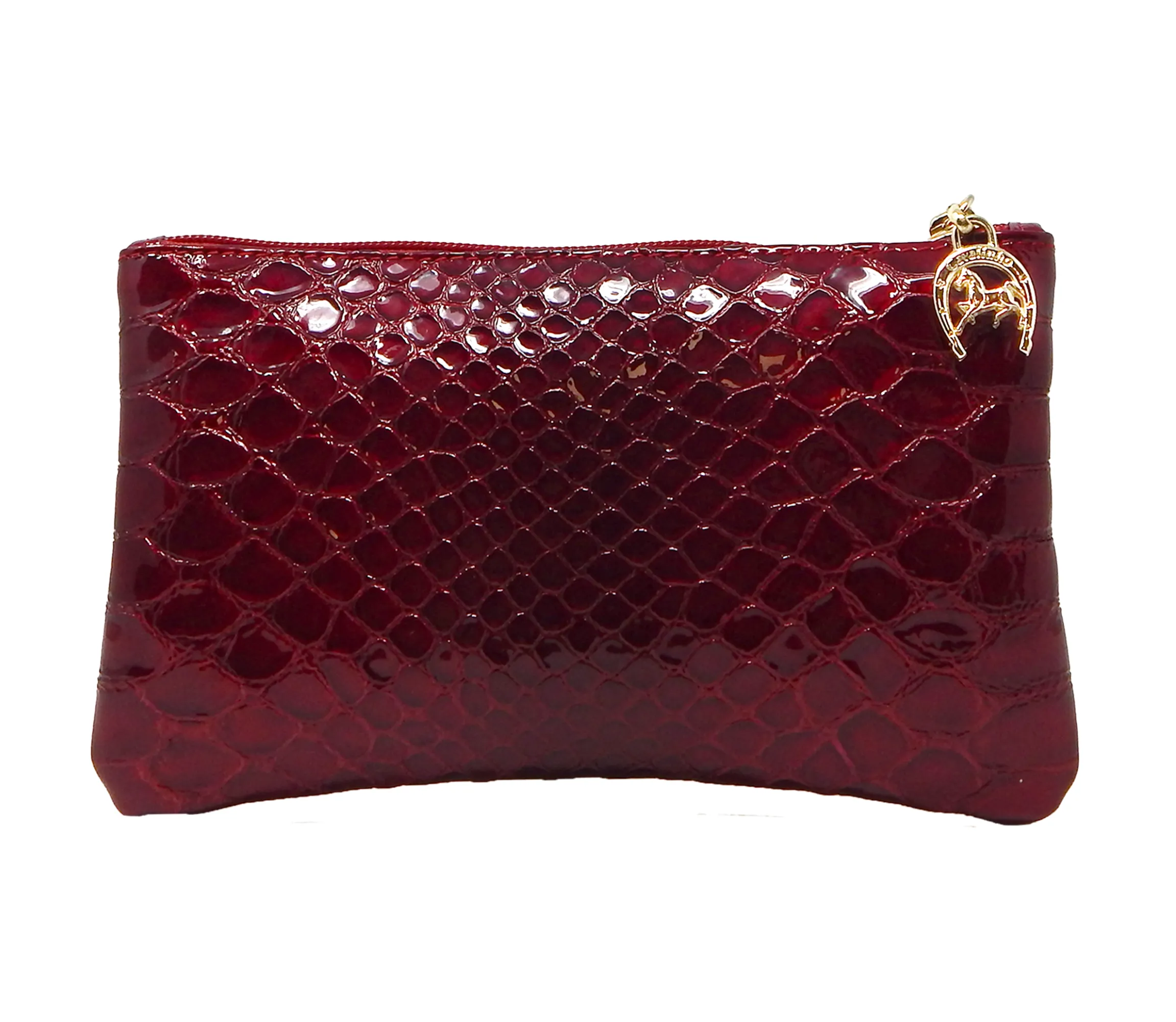 Gallop Patent Leather Cosmetic Case