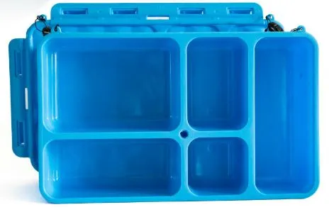 Go Green Lunch Box - Super Hero Comic with Blue Box