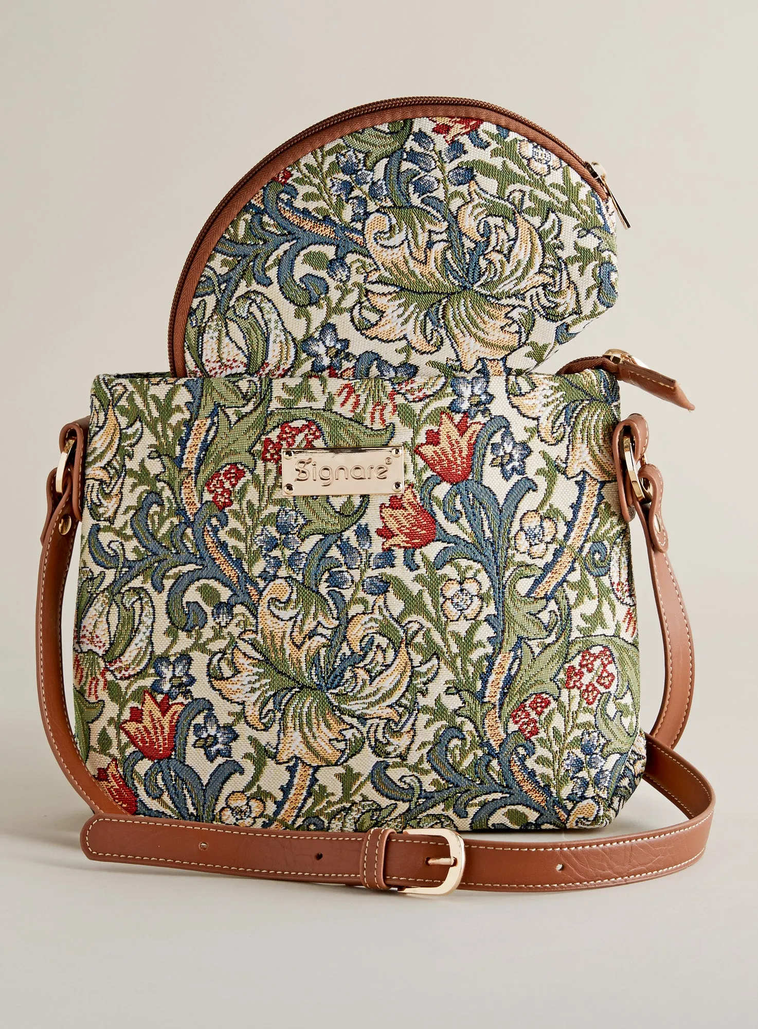 Golden Lily Tapestry Bag Set