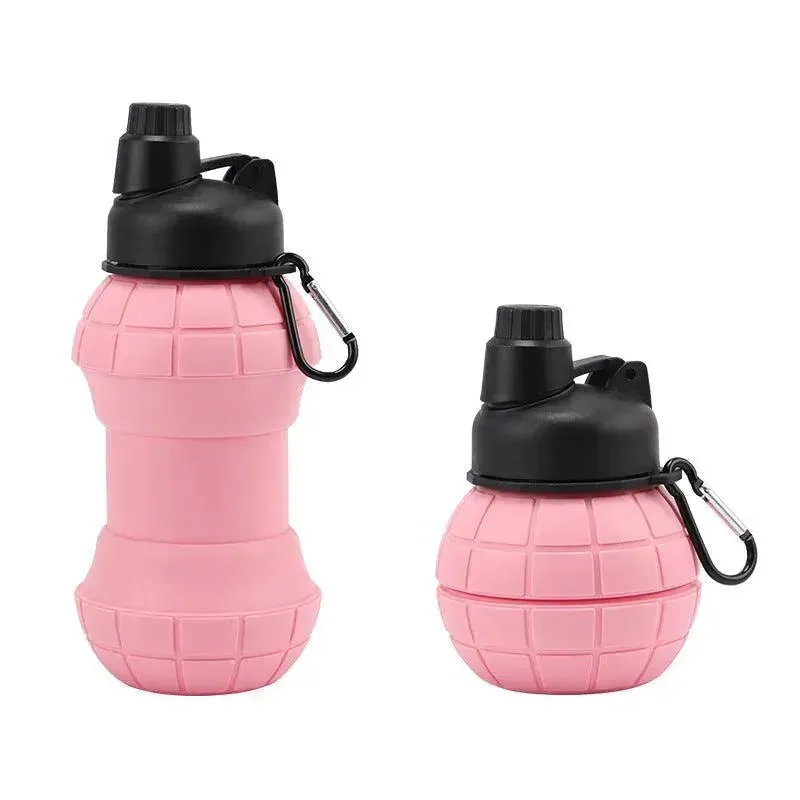 Grenade Silicon Folding Bottle (550 ml)