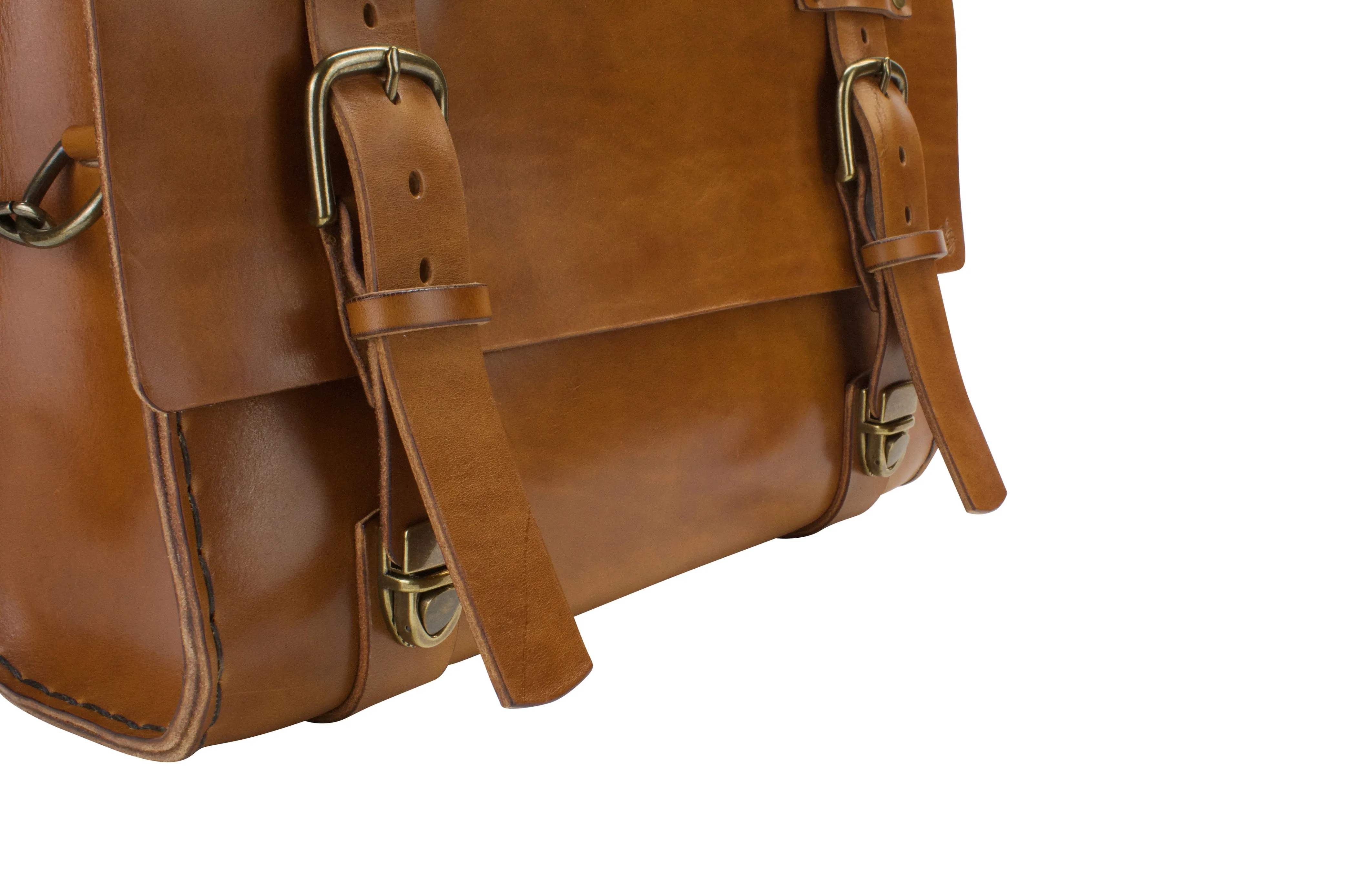 H B SADDLE | BUCK BROWN LEATHER