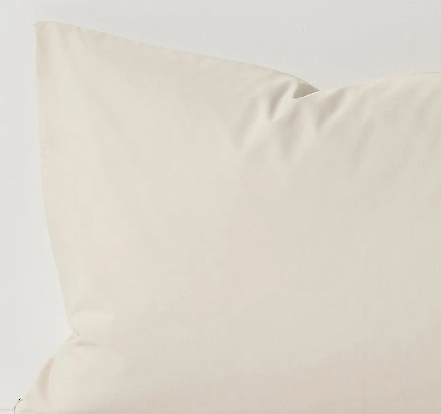 Halo Organic Cotton Standard Pillowcase White Sand