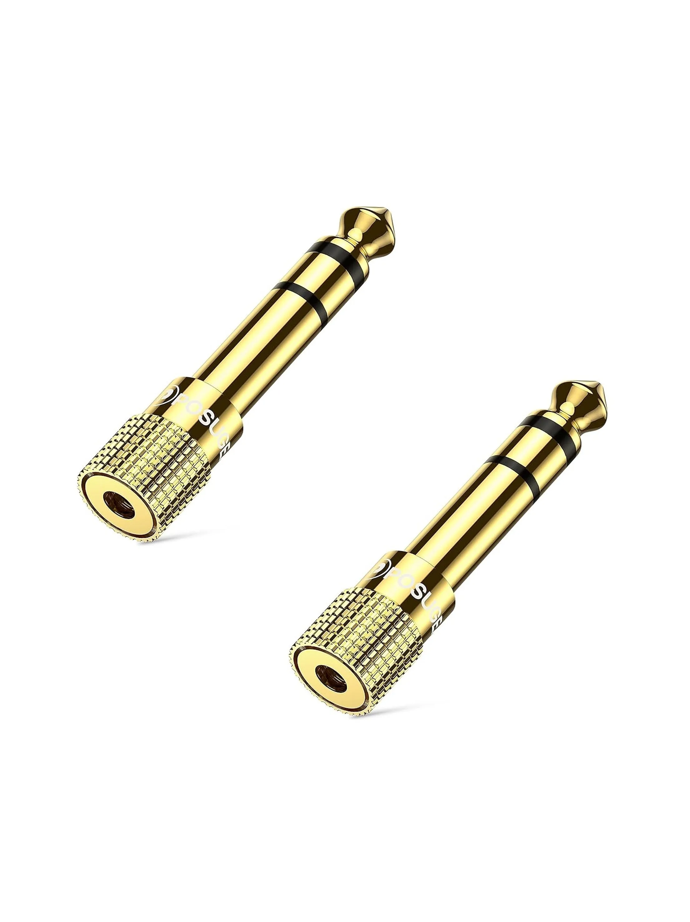 Headphone Jack Adapter, Gold Plated Headphone Adapter 6.35Mm