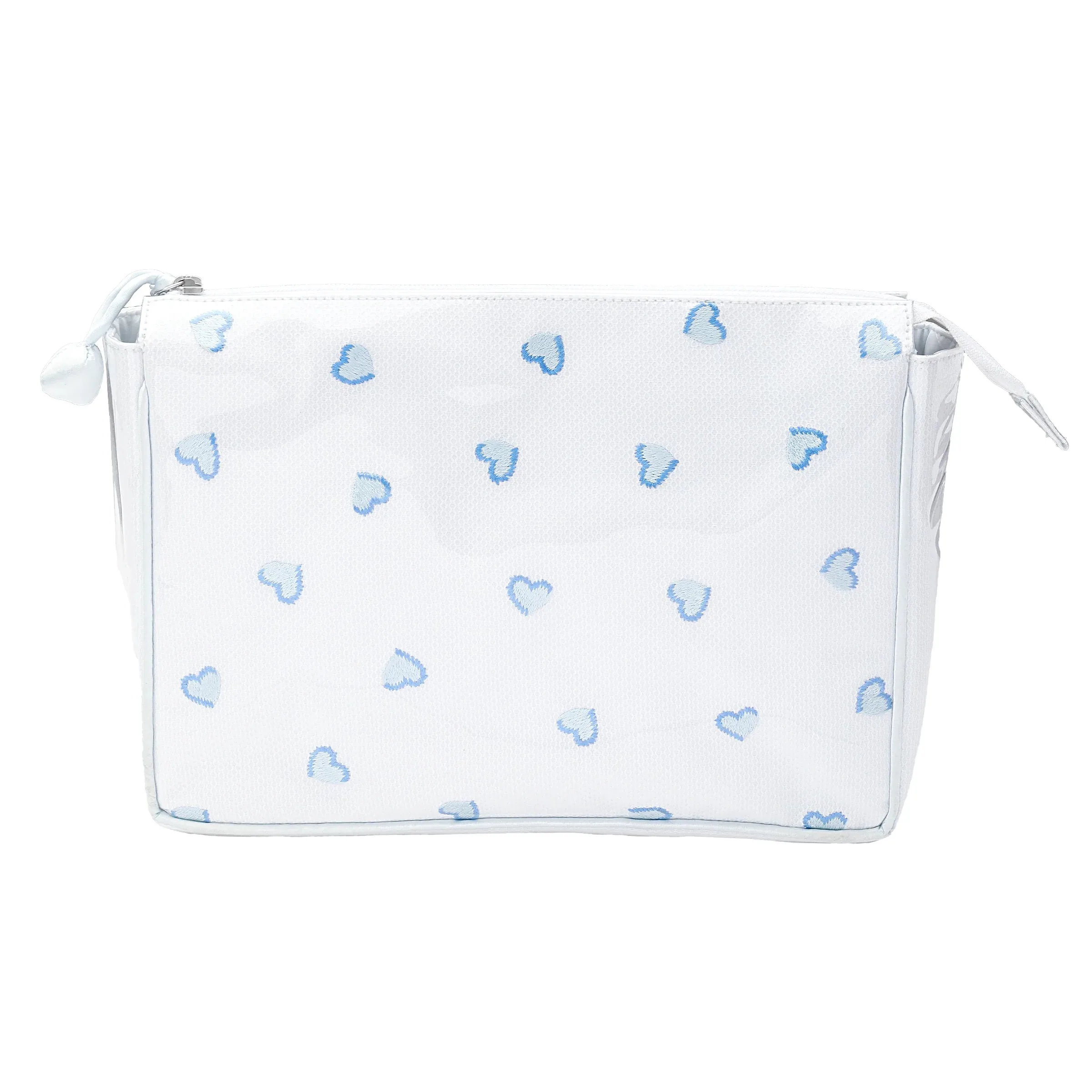 Heart Makeup Bag Blue