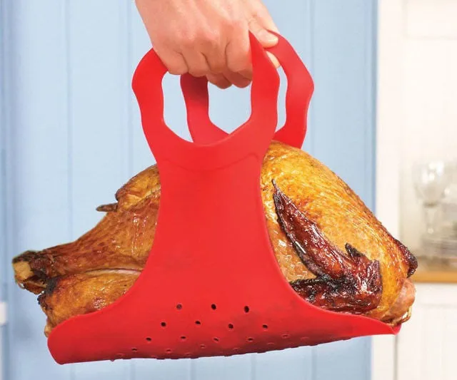 Heat Resistant Non-Stick Oven Silicone Turkey Lifter